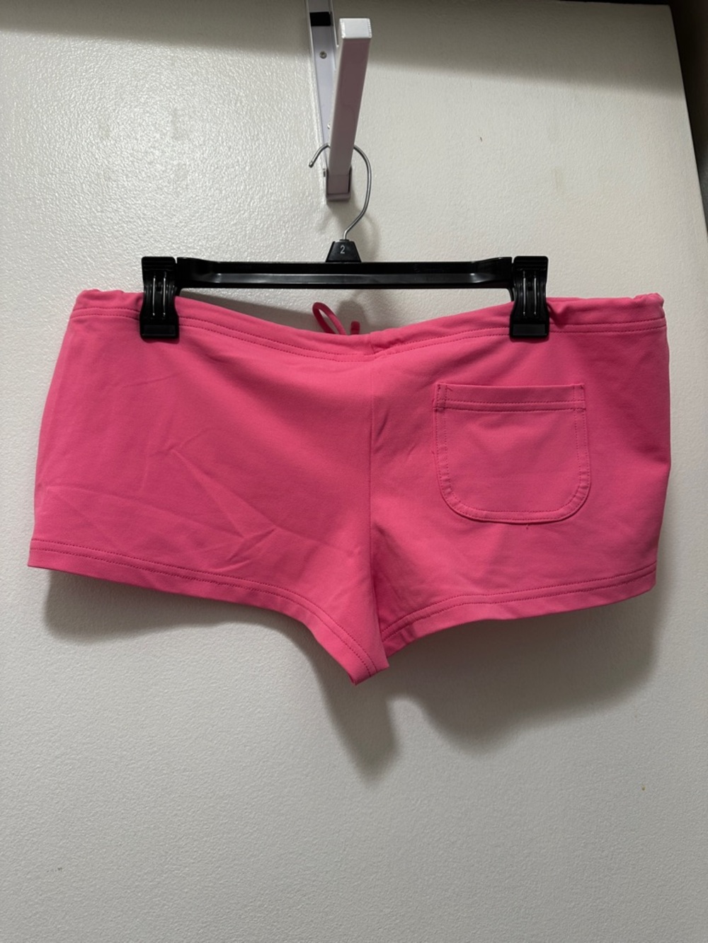 NWOT Ralph Lauren Hot Pink Drawstring Short Shorts - Picture 6 of 6